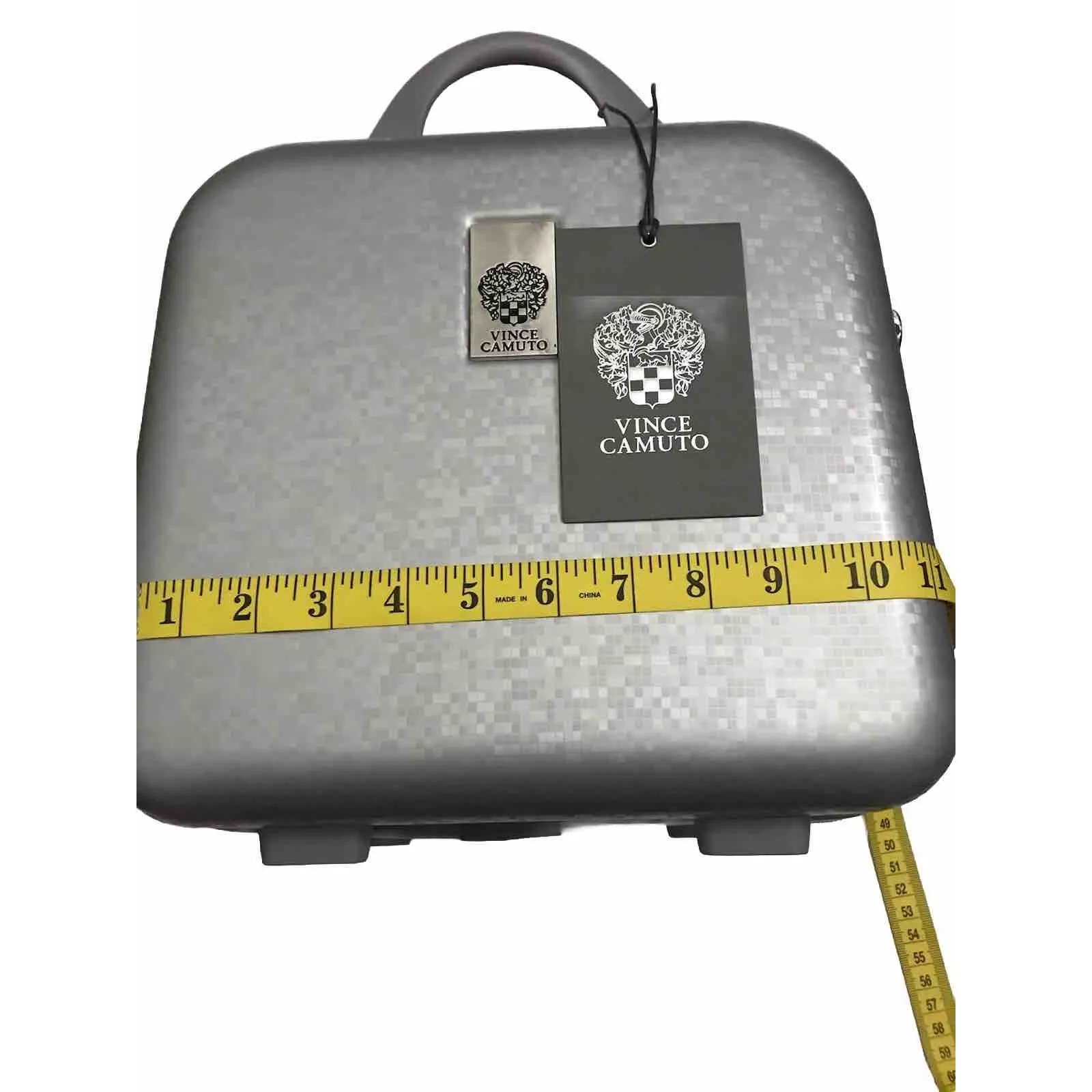 Vince Camuto Hard Shell Train Case Travel Bag/Luggage Gray - Image 5