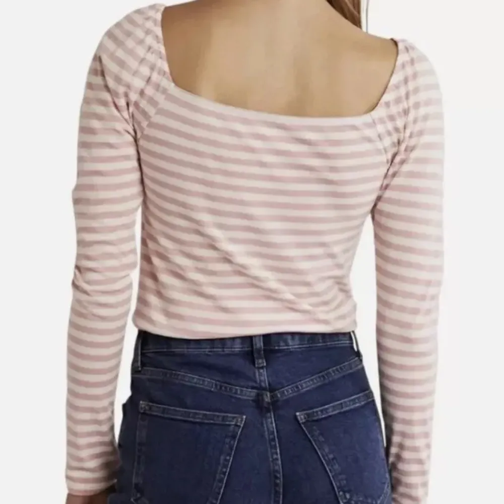 Boden plus size top US size 20 22 New NWT stripes pink white RARE HTF GORGEOUS - Image 3