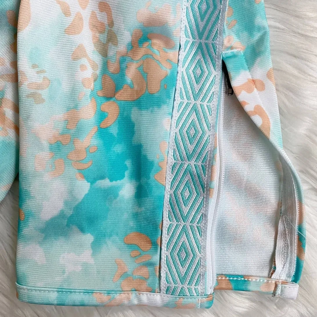 Umbro Women's Sublimated Track Pants -‎ Prism Blur/White Size Small - Image 6