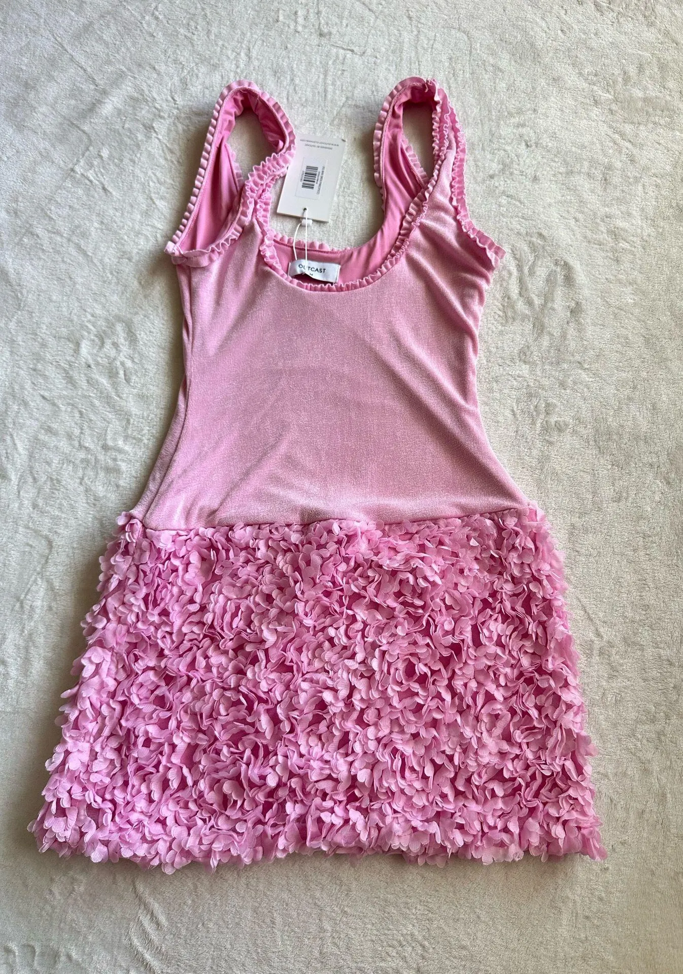 Outcast Clothing Jiul Mini Dress Pink - Image 7