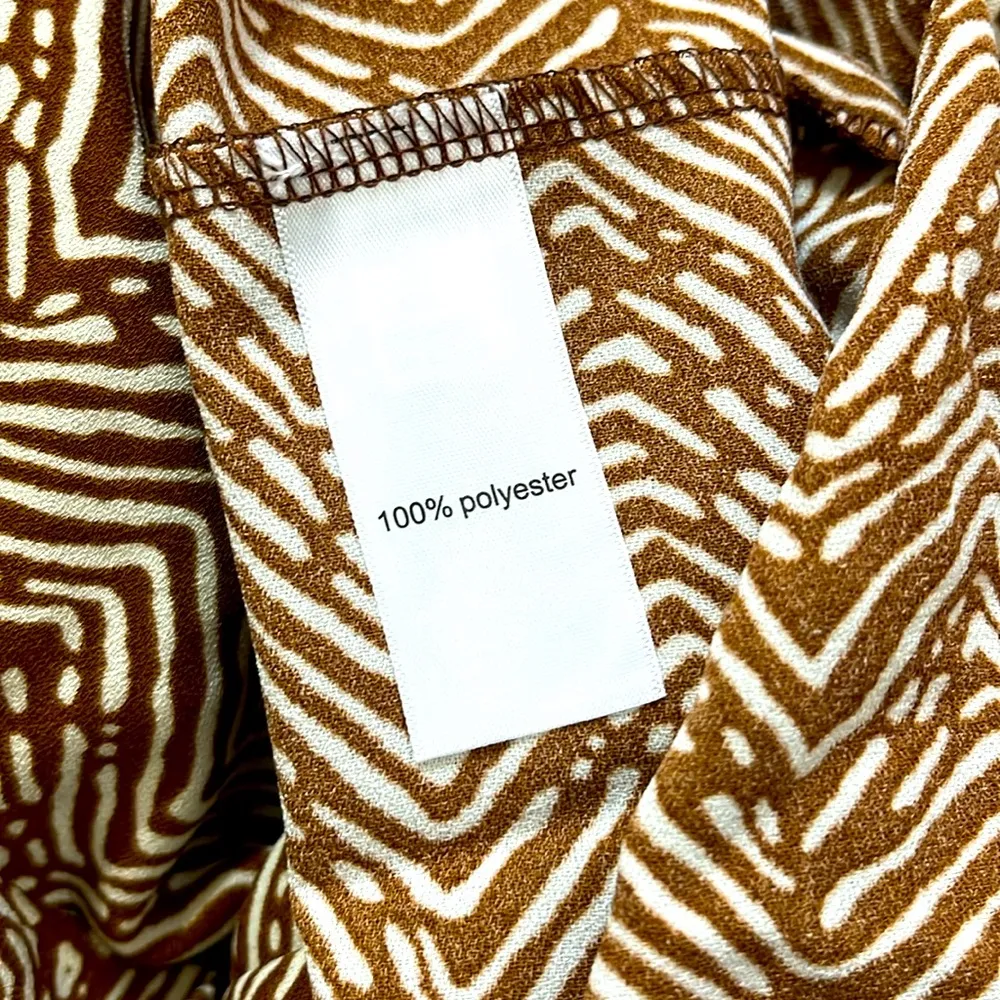 Plus Size Smocked Mock Neck Mini Dress - Image 6