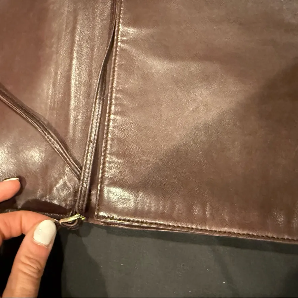 FENDI Brown Woven Leather Clutch/Shoulder Bag - Image 9