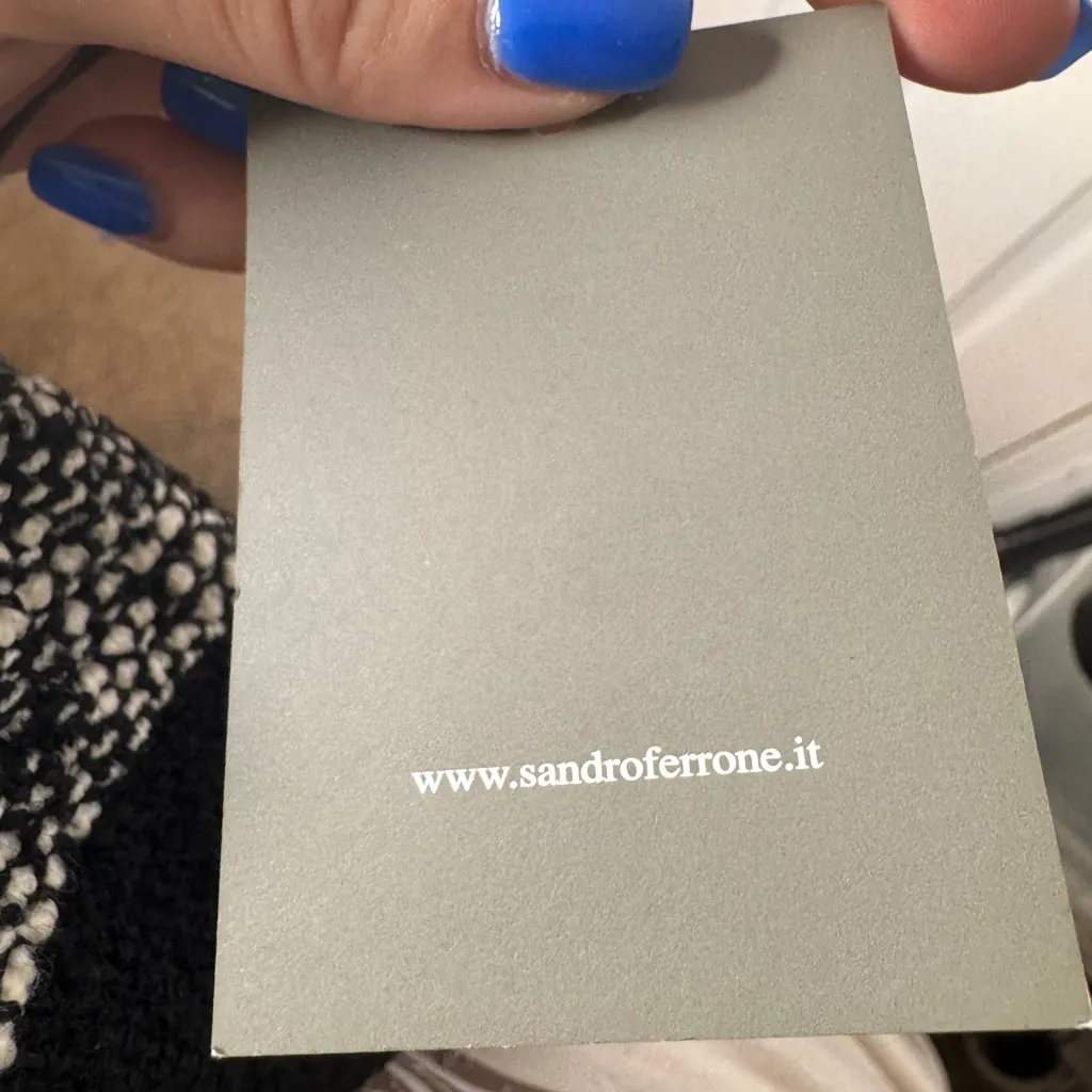 SANDRO FERRONE‎ NWT Tweed Checkers Shift Dress EU 42/US 12 Black - Image 5