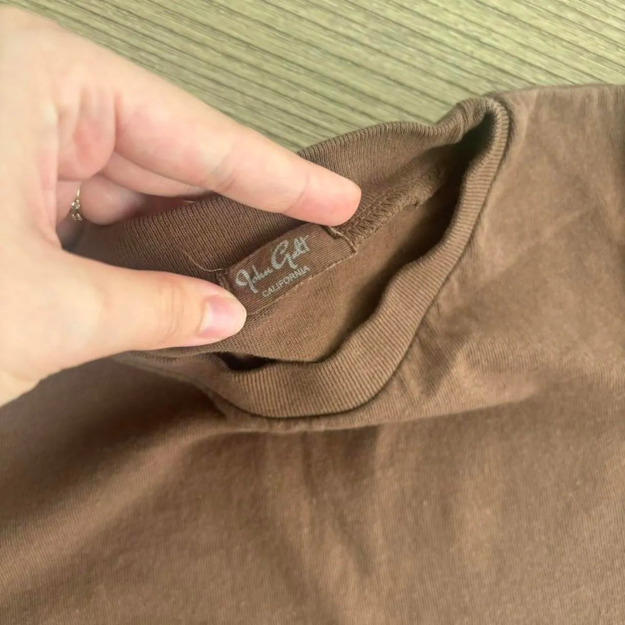 John Galt Brown T Shirt XS/S - Image 2