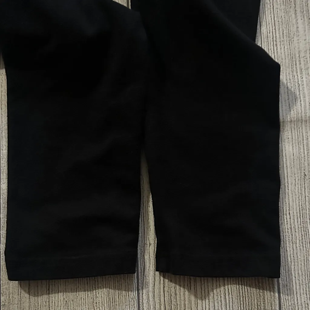 Aerie Chill Solid Black Leggings Medium - Image 3