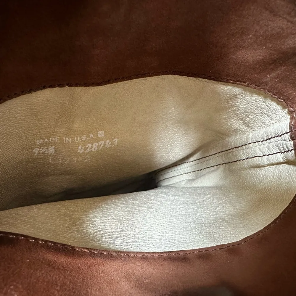 Vintage cowgirl Dexter riding boots western Roadeo genuine leather 9.5 c…​​​ Brown - Image 5