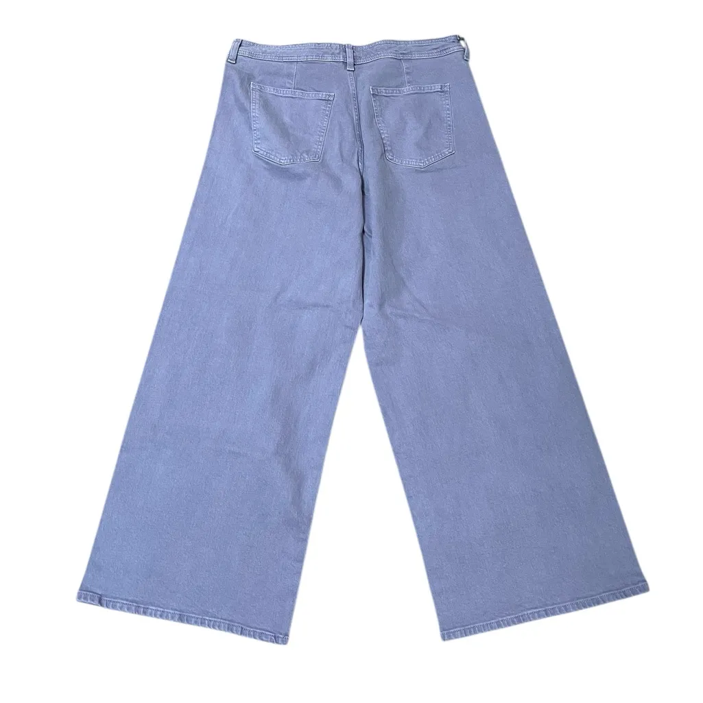 Sailor Wide Leg Purple Universal Thread Sz 16 NWT High Rise Ankle Jeans boho - Image 3