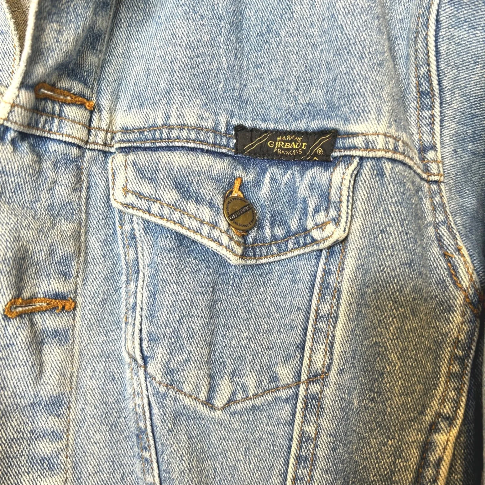 Marithe Francois Girbaud Denim Jacket Avis Auto Boutique Las Vegas Vintage S Blue - Image 5