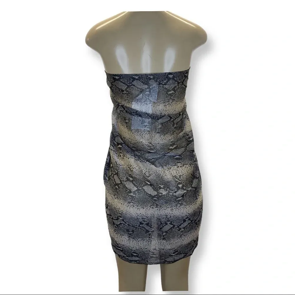 Zuliana Animal Print Long Sarong. One Size Fits Most. Made in USA New With Tags. Black - Image 3