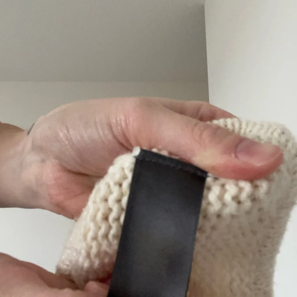 Liz Claiborne Cream Knit Zip Up Jacket - Image 6