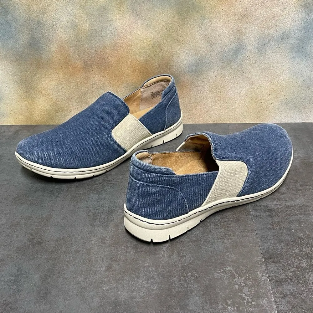 B.O.C. Seaham Blue Women's Flexible Slip On Comfort Sneakers Size 9M Blue - Image 8