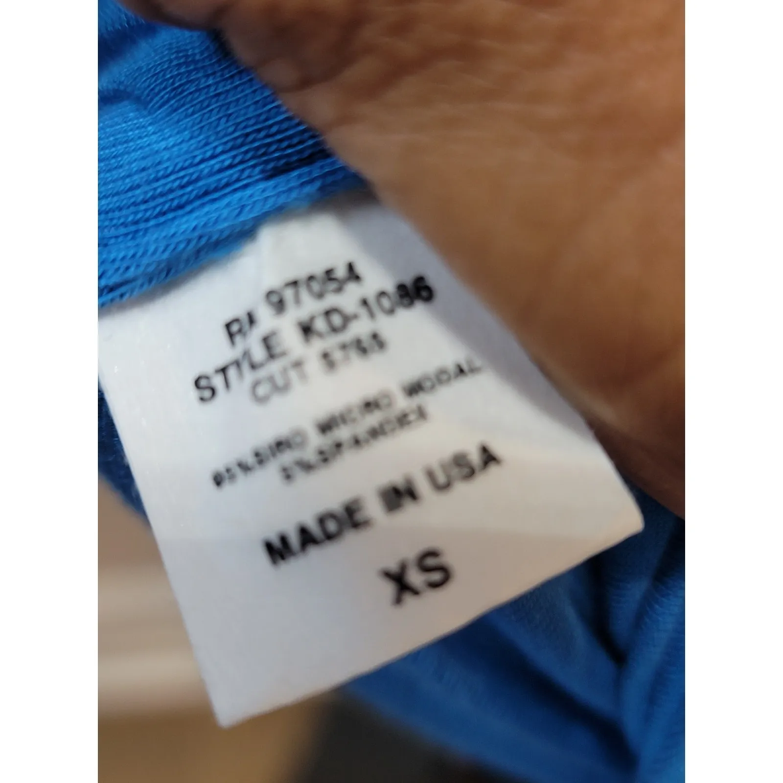 Krisa Ruched Bodycon Dress Womens XS Blue Cowl Neck Sleeveless Stretch Party - Image 7