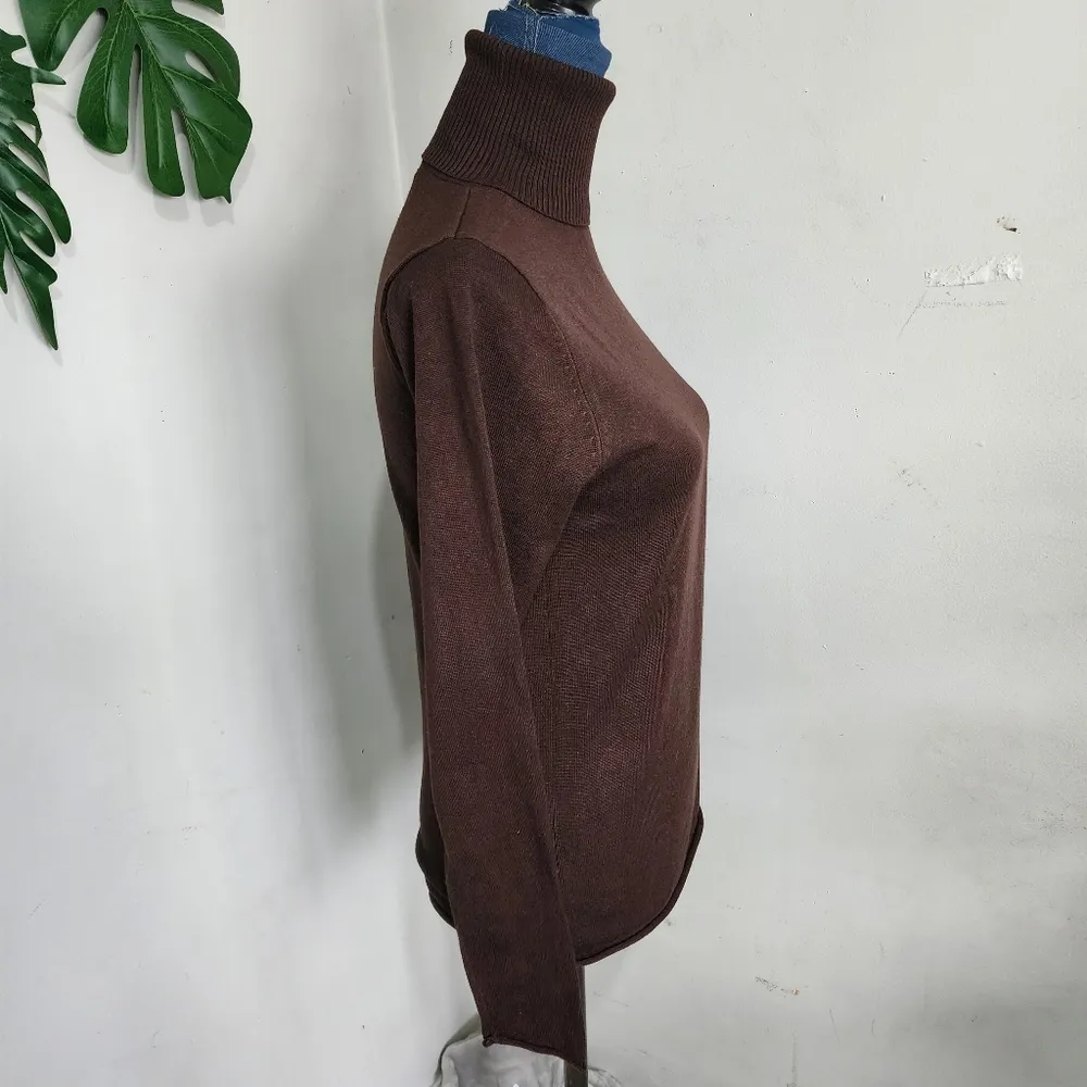 The Limited Brown Turtleneck Sweater - Image 5