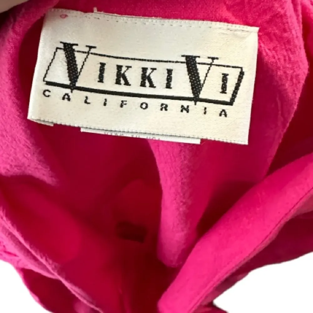 Vintage Vikki‎ Vi Pink Dress Size 18W - Image 6