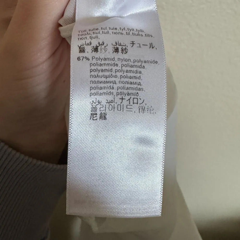 WOLFORD Lace Mesh Strappy Bodysuit Size 8‎ in White NEW Size M - Image 11