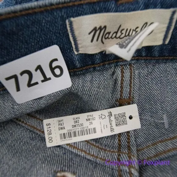 New! Madewell The‎ Perfect Vintage Jean decatur wash, size 26 - Image 13