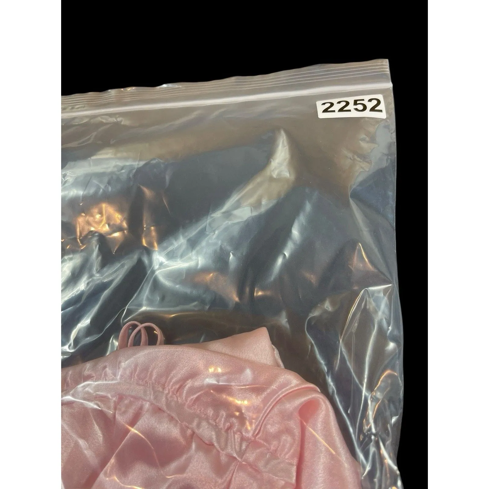 Victoria Secret Pink Satin Teddy Lingerie M VTG Gold Label Ruffle Trim Bodysuit Size M - Image 14