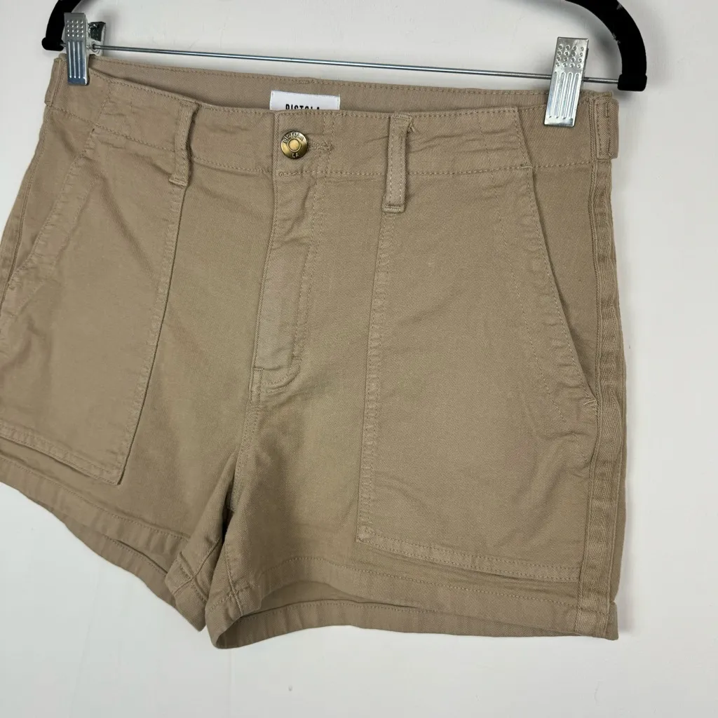 Pistola Womens Cargo Shorts Sz 29 Mara Khaki Tan High Rise Safari - Image 5
