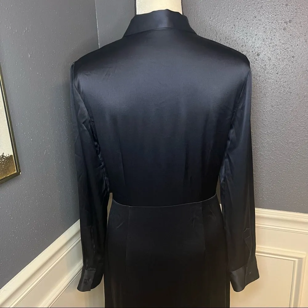 Jenni Kayne Satin Button Down Shirtdress - Image 8