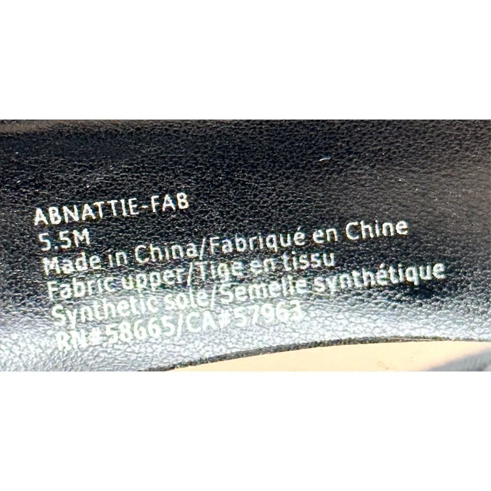 Abound Pumps Womens Size 5.5 Black Pointed Toe Slip On Heels - Image 10