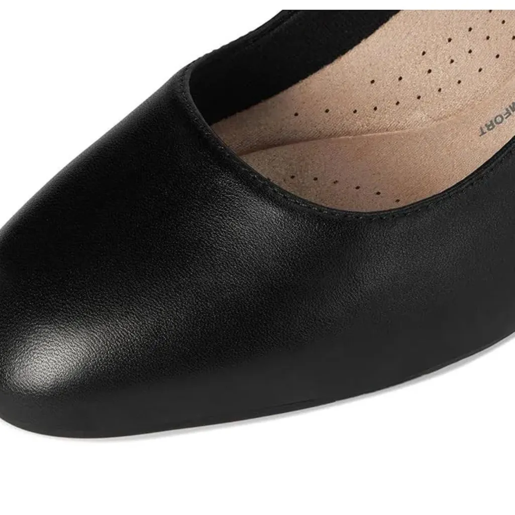 Olivette Pearl Wedge Size 11 Women’s Black Pump. New in Box - Image 4