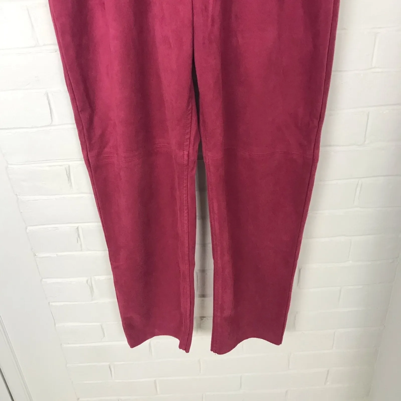 Free People NWT Nightfall Vegan Suede Paperbag Waist Cropped Pants Size 2 - Image 7