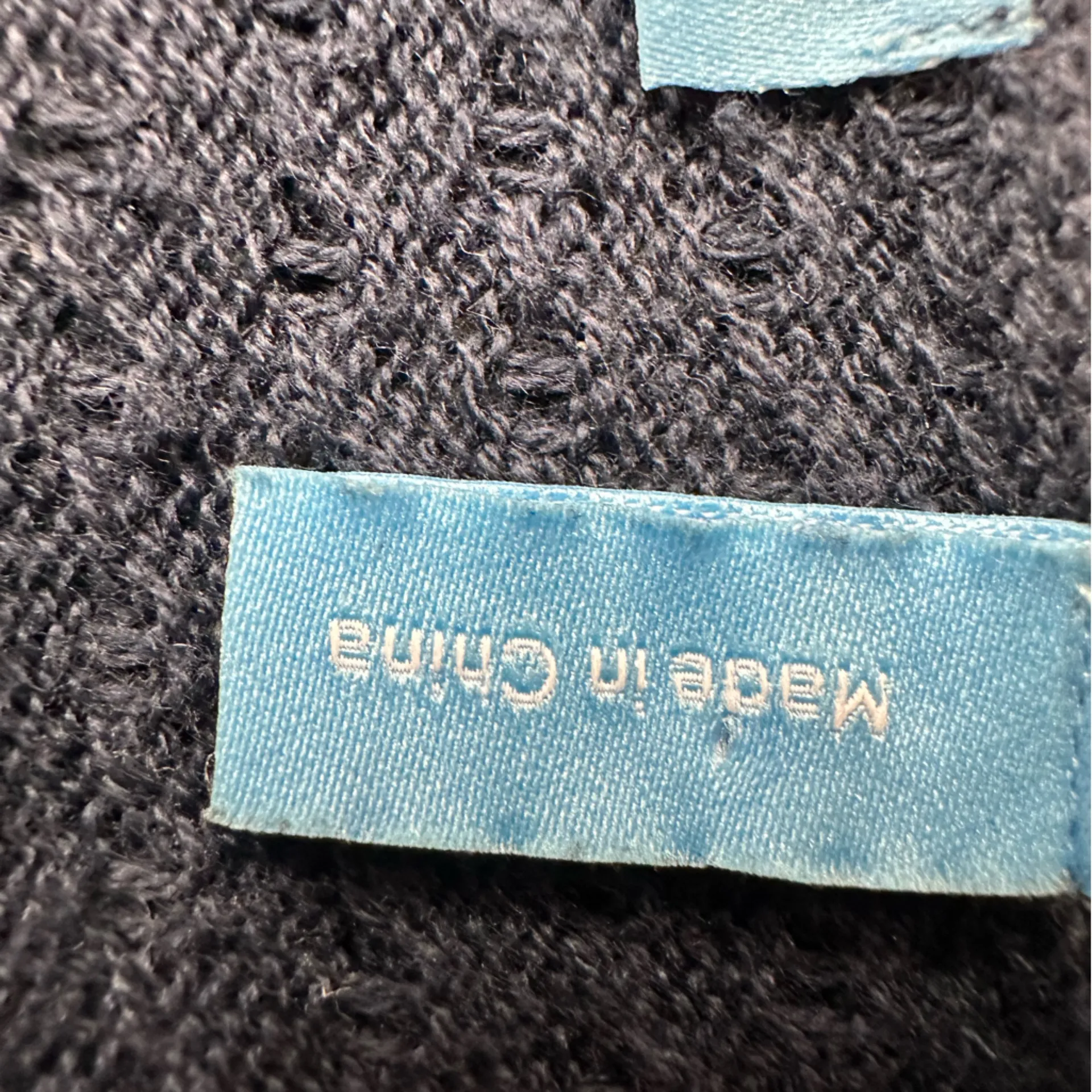 Draper James RSVP Navy Textured Cardigan Mother of Pearl Buttons‎ Women's Size L - Image 10