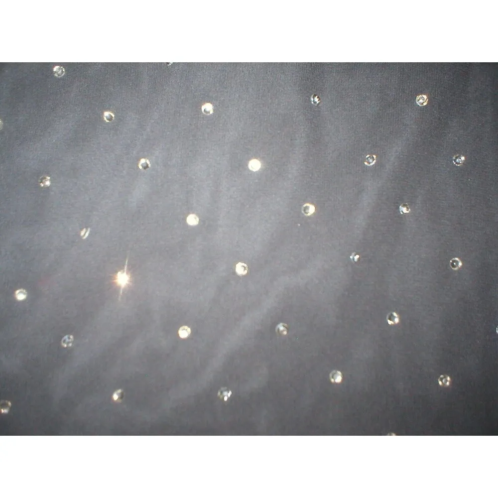 New Womens NWT 0 Erin Fetherston Bolero Shrug Black Crystals Crop Short Jacket - Image 7