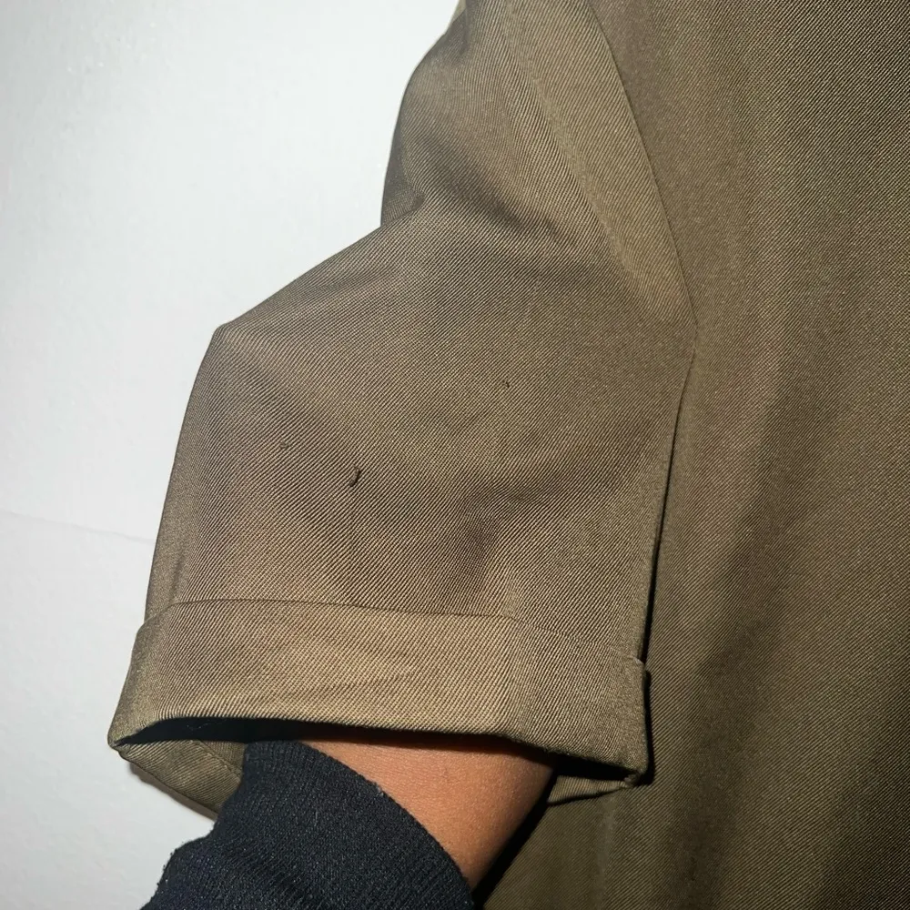 VICI Army Green Drawstring Front Pockets Dress Size Large - Image 4