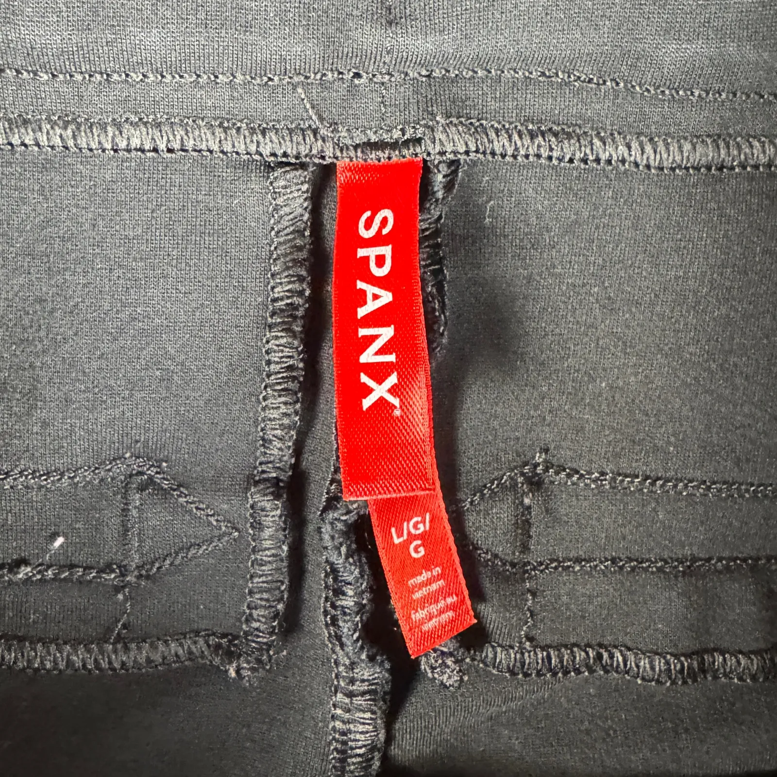 Spanx Women’s Black Ponte‎ Pull-On Slim Ankle Pants Size Large Comfort Workwear - Image 8