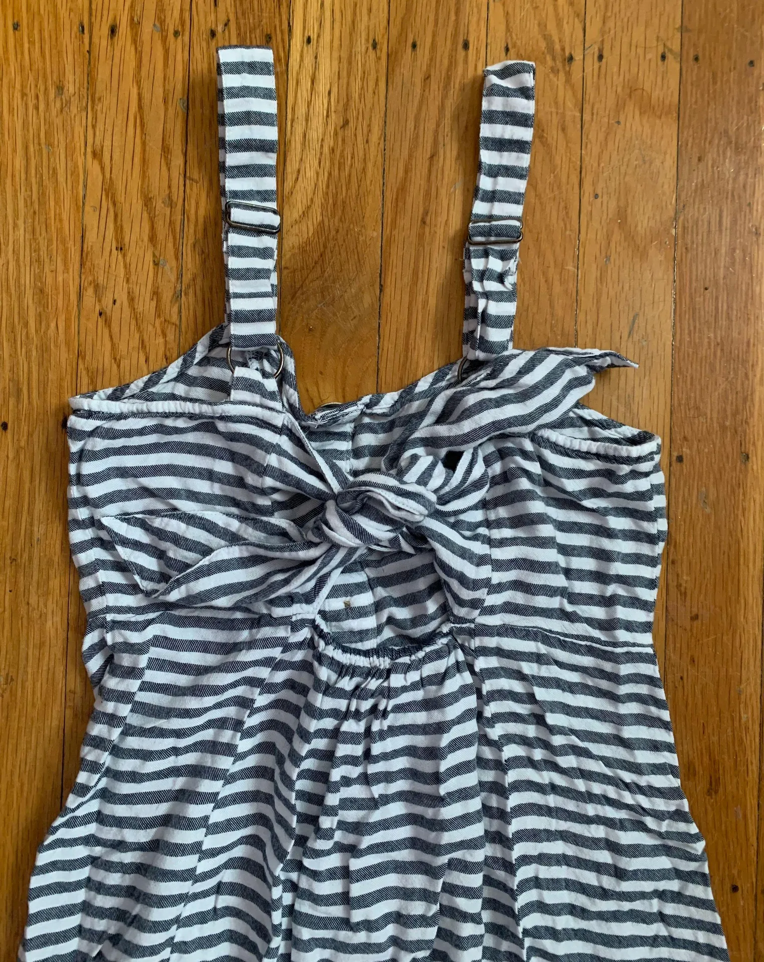 Tie-back Striped Dress - Image 4
