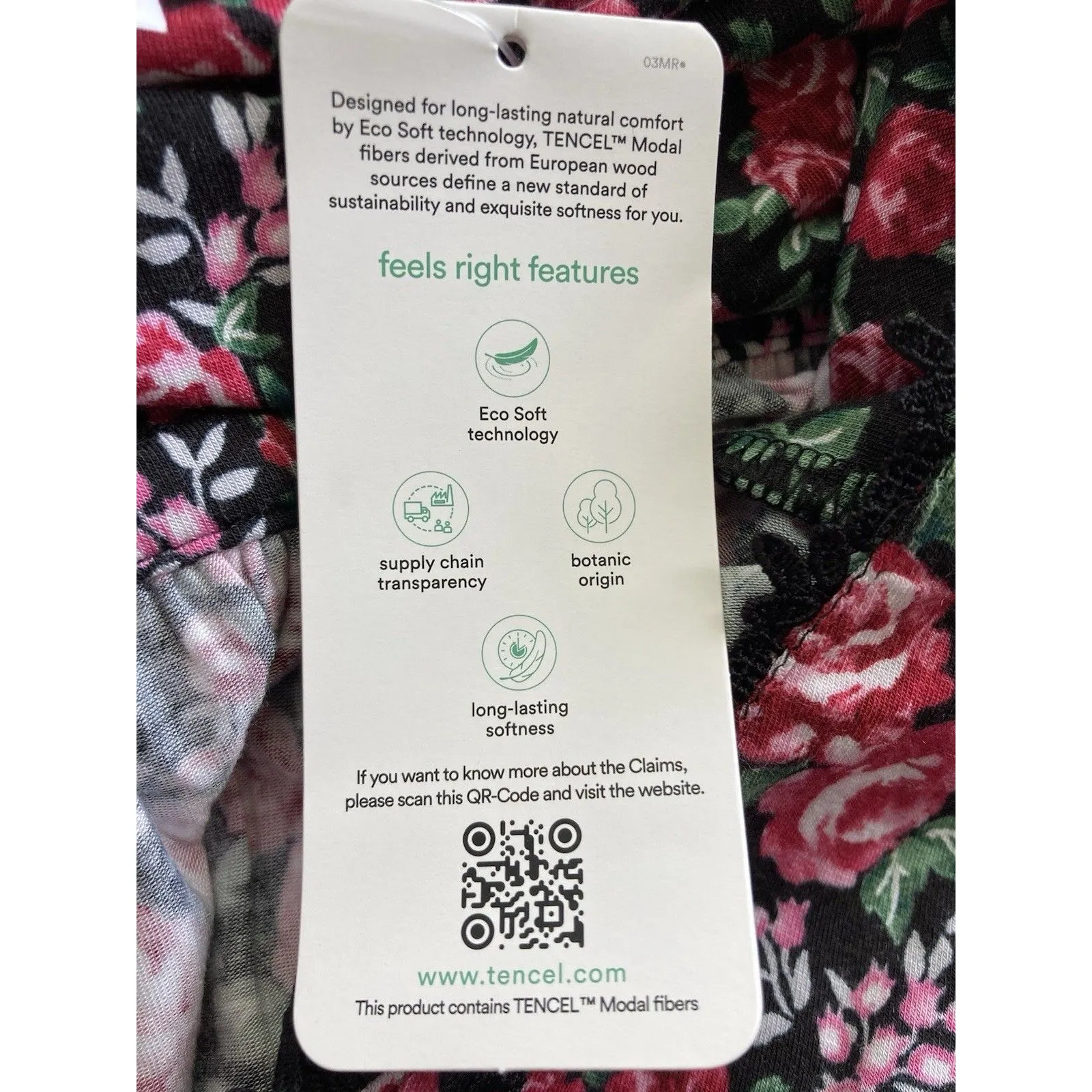 NWT Eileen West Nightgown Short Sleeve Sleep Dress Women XL Black Floral Print - Image 10