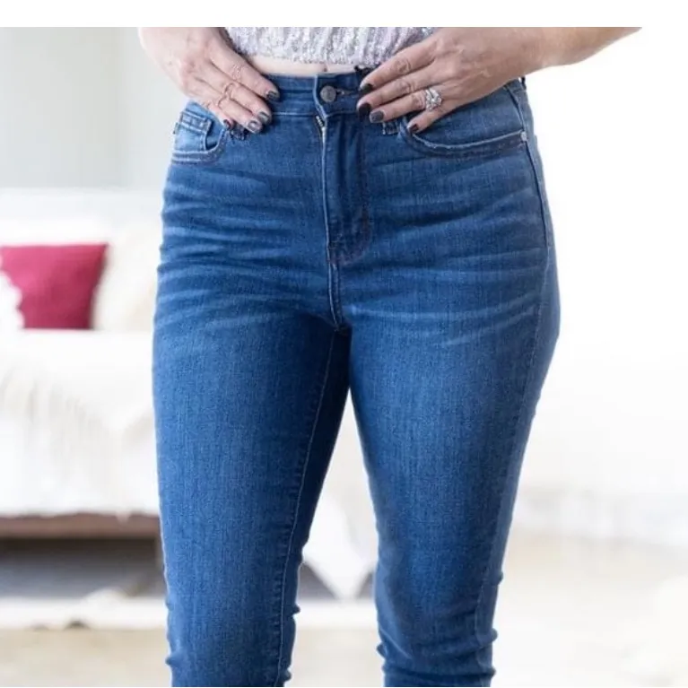 Judy Blue Blue Wash Skinny Jeans Size 11/30 Comfy Everyday Stretch Fit - Image 7