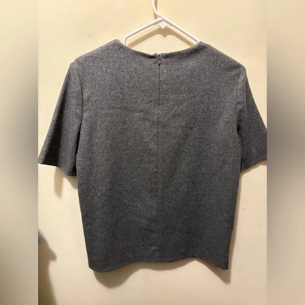 MaxMara Studio embellished wool (lined) short sleeve top size 8‎ - Image 5
