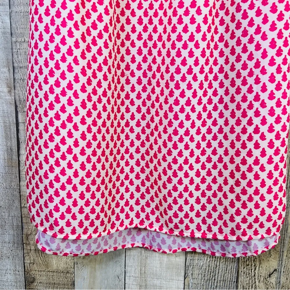 Plenty by Tracy Reese Size Small Sleeveless Tunic w/Tassel Tie Keyhole C… - Image 5