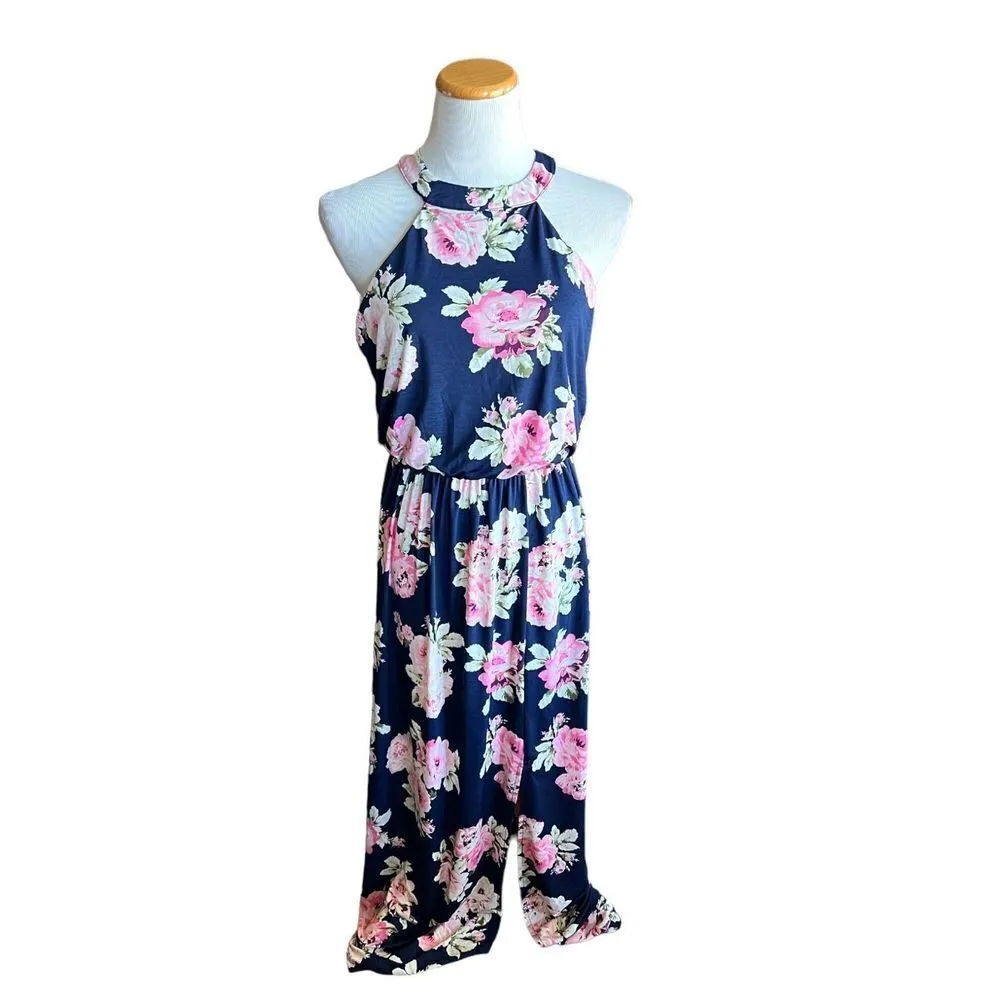 Womens Trixxi Stunning Floral High Neck Maxi Dress - Sz L - Image 3
