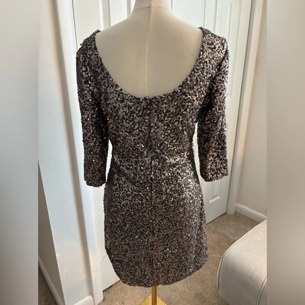 Lauren Conrad Sparkly Sequin Party Cocktail Dress – Size Small - Image 7
