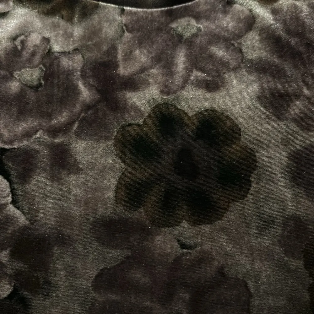 Vintage edin Velvet Lingerie Sleeve Blouse Black Size L - Image 4