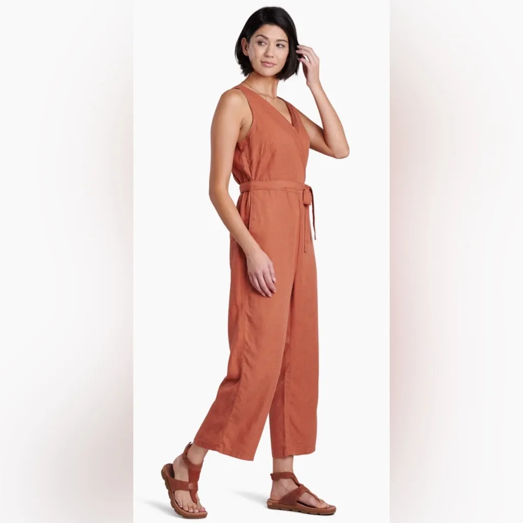 NWT Kuhl Fresco Jumpsuit in Clay Size Small - Image 3