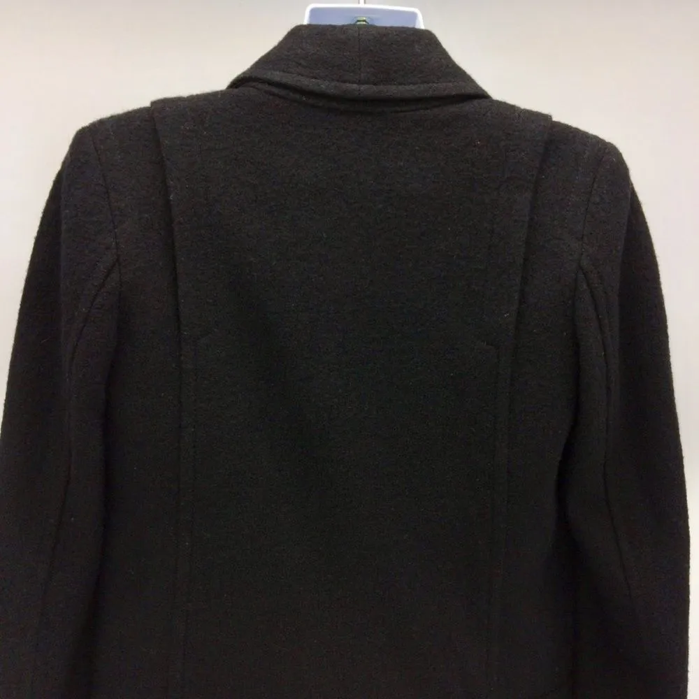 Loft Wool Blend Double Breasted Shorter Blazer Jacket w/Embellished Pockets- 4 - Image 3