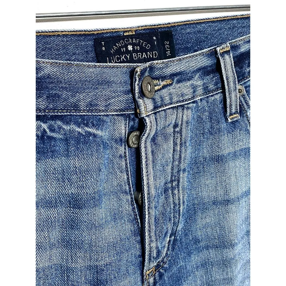 Lucky Brand The Boyfriend Jean Shorts Cut Off Button Fly Womens 14 / 32 Runs Big - Image 4