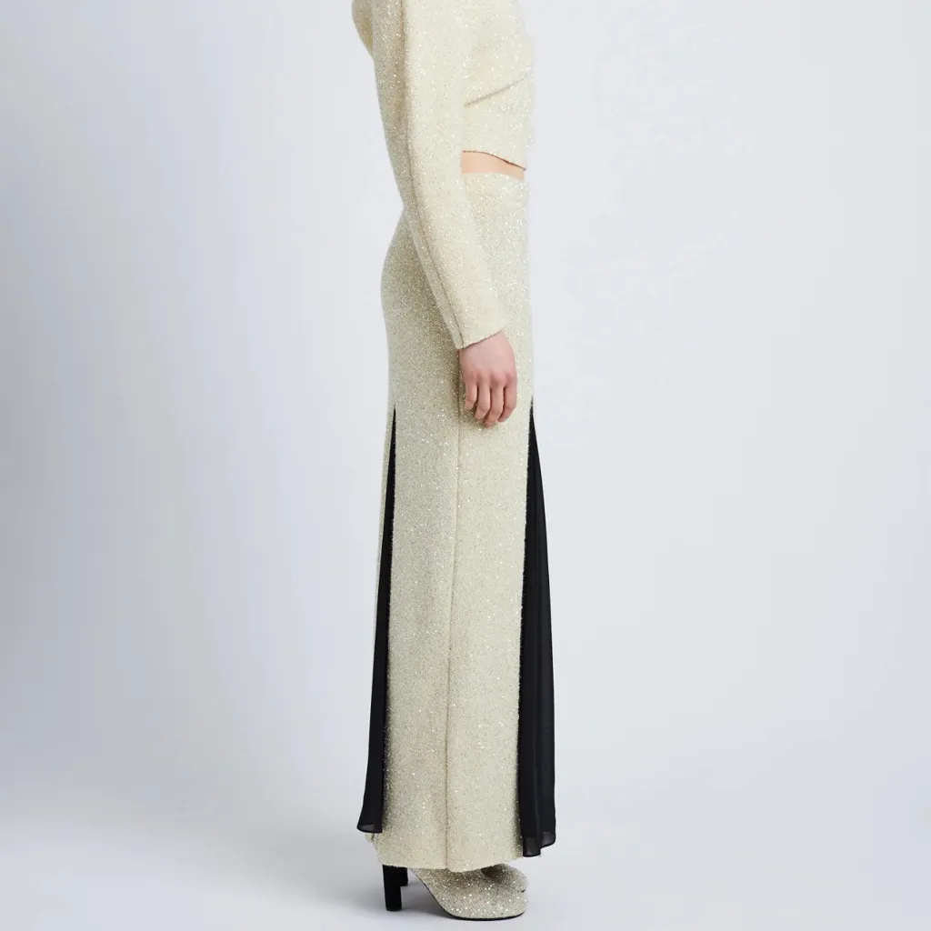 Proenza Schouler ‎ Technical Sequin Knit Maxi Skirt- NWT - Image 4