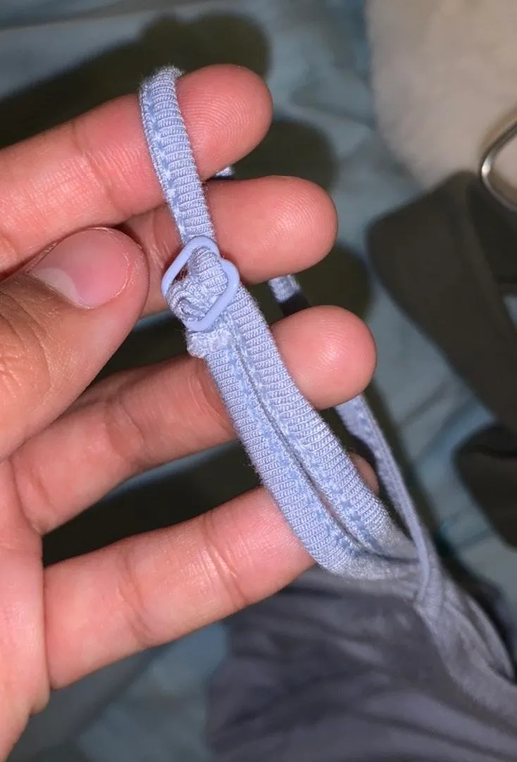 Light Blue Ruffle Tank Top - Image 4