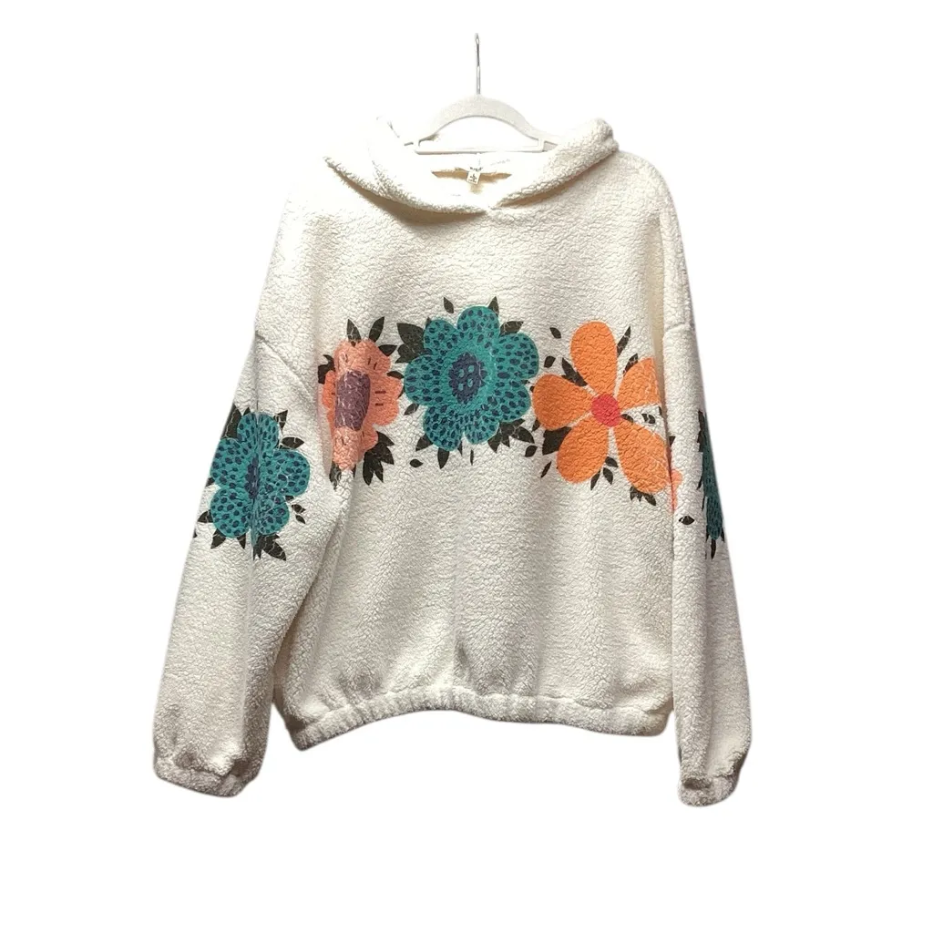 Easel Teddy fleece Sherpa pullover. Size Large - Image 2