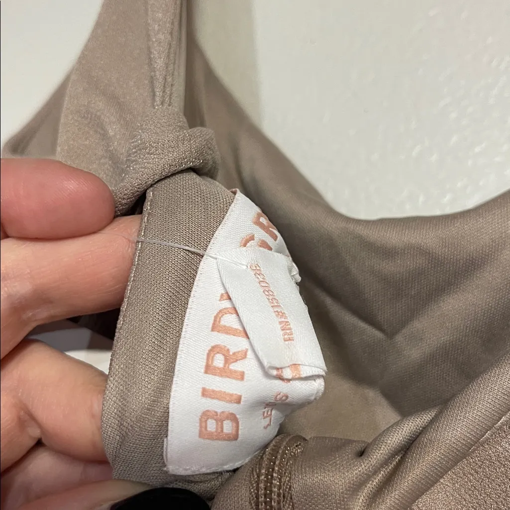 BIRDY GREY ALEX TAUPE MAXI BRIDESMAIDS DRESS GOWN BEIGE NEW SMALL - Image 10