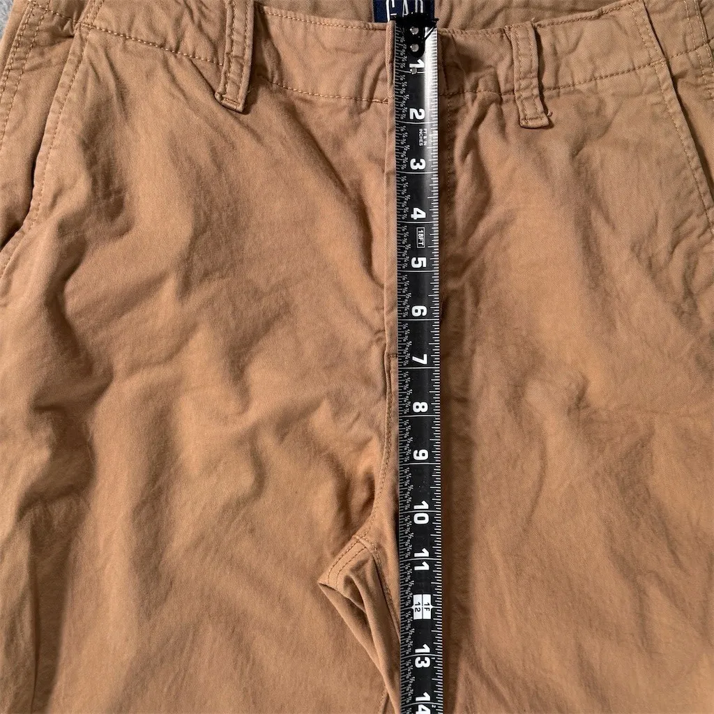Gap Chino Pants Womens Size 6  Stretch Straight Leg Mid Rise Khaki - Image 9