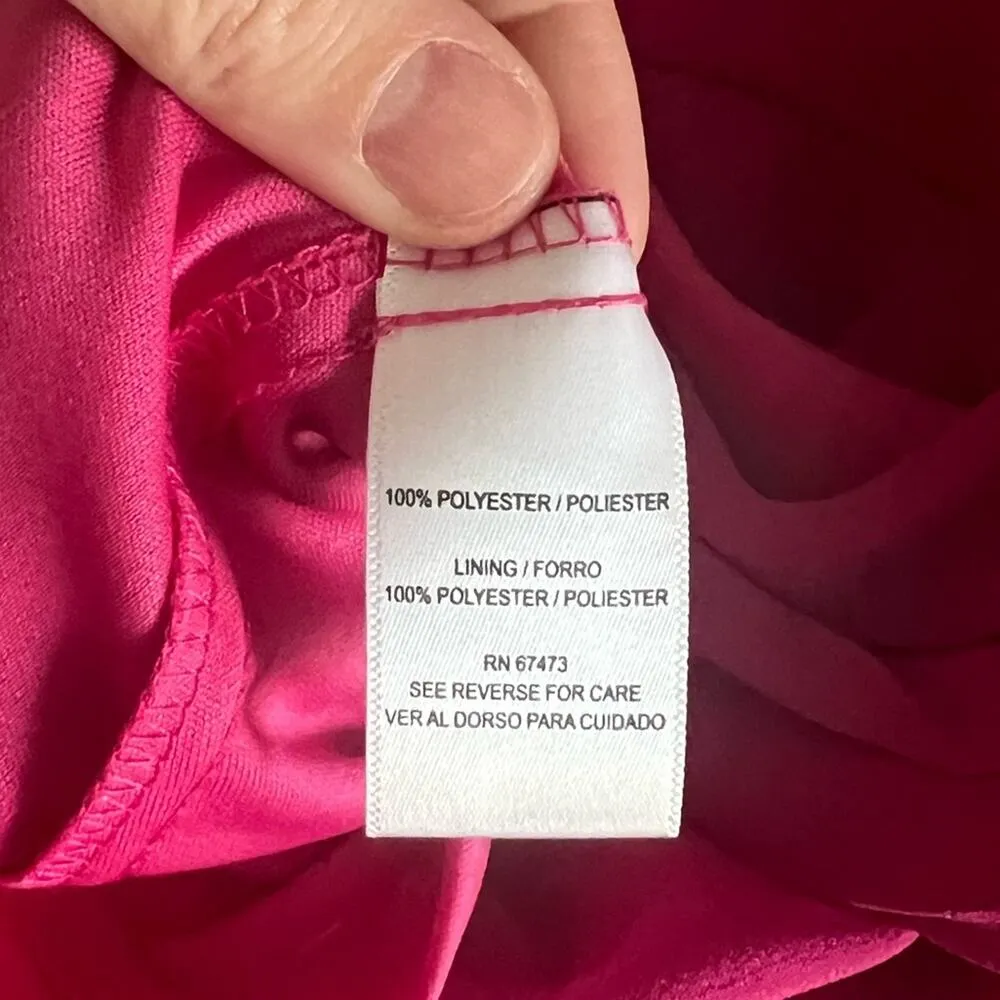 Bleecker 126 NWT Women 6 Pink 70s Barbiecore Cocktail Wedding FitandFlare Dress - Image 10