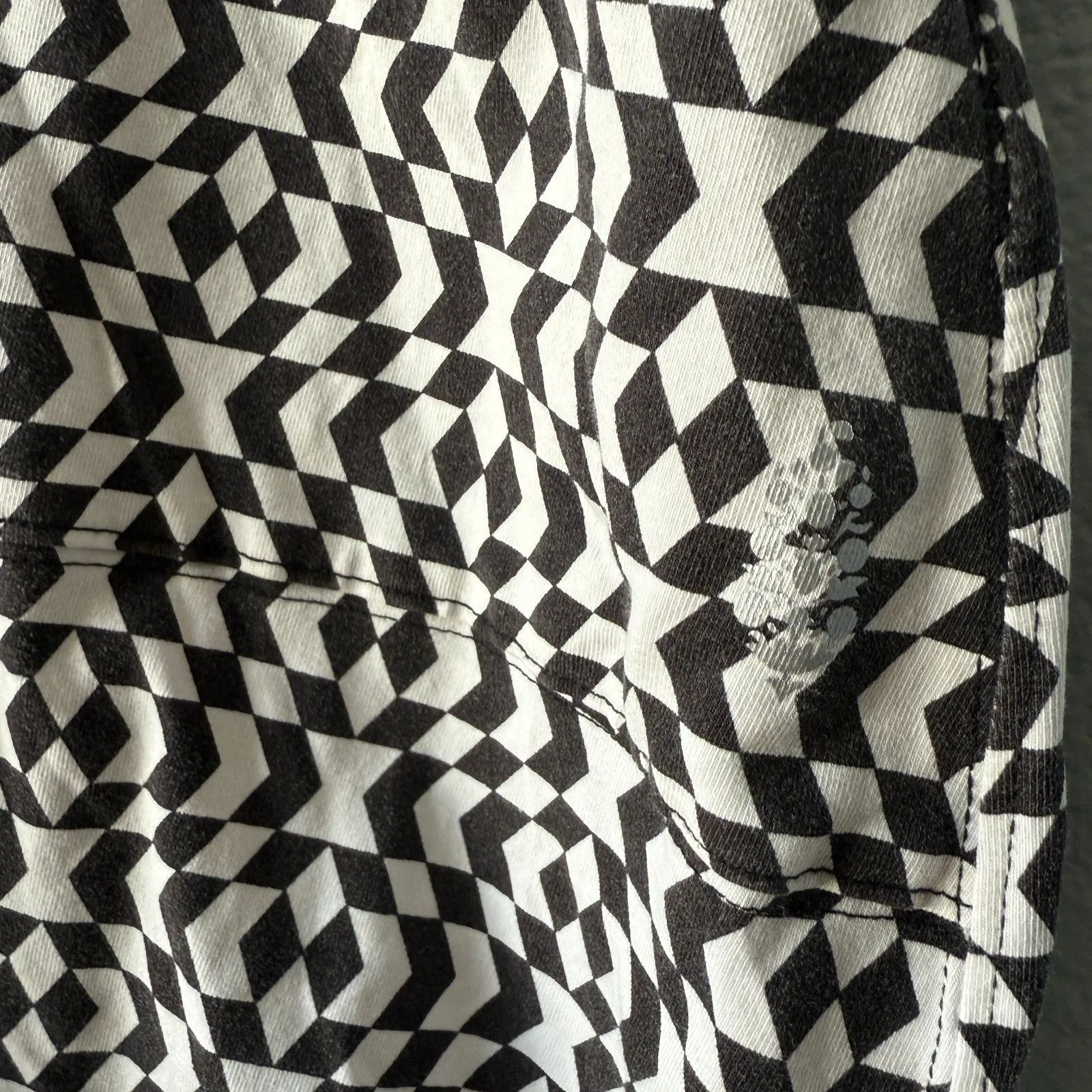 Free People Movement Hot Shot Printed Onesie in Trapezoid Black Combo Size XS - Image 5