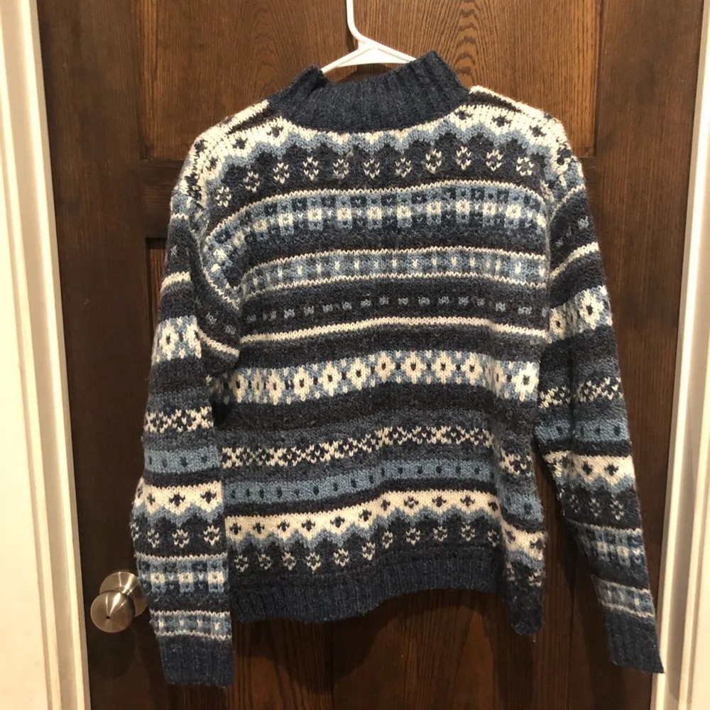 Vintage Studio works wool blend sweater 1/4th zip- medium - Image 4