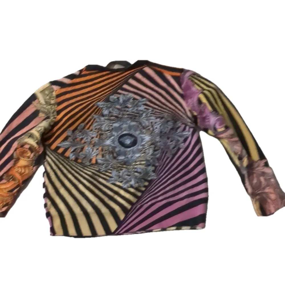 Versace vintage wool silk blend sweater size 50 - Image 7